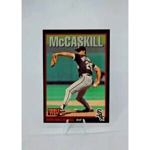 Kirk McCaskill #82 Triple Play 1993 Leaf White Sox